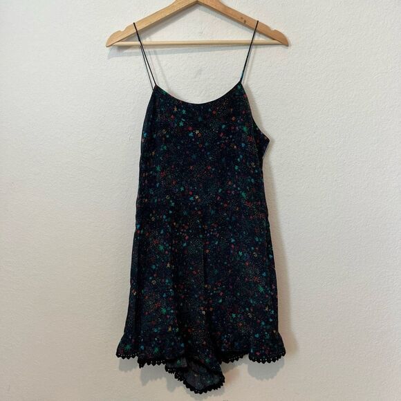 Athena Procopiou Multicolored Sleeveless Button Up Romper Women's Size 1 Small - Picture 3 of 8